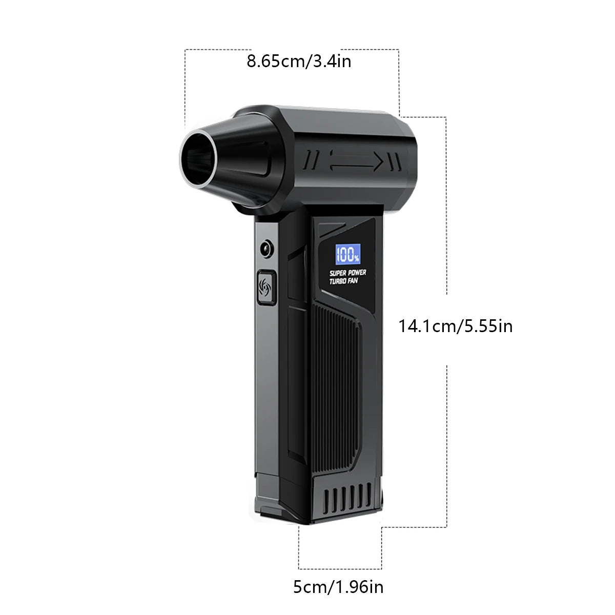 Moktan Sabai Wireless Turbo Air Blower 2025 – Brushless Jet Fan with LED Display for Car Cleaning