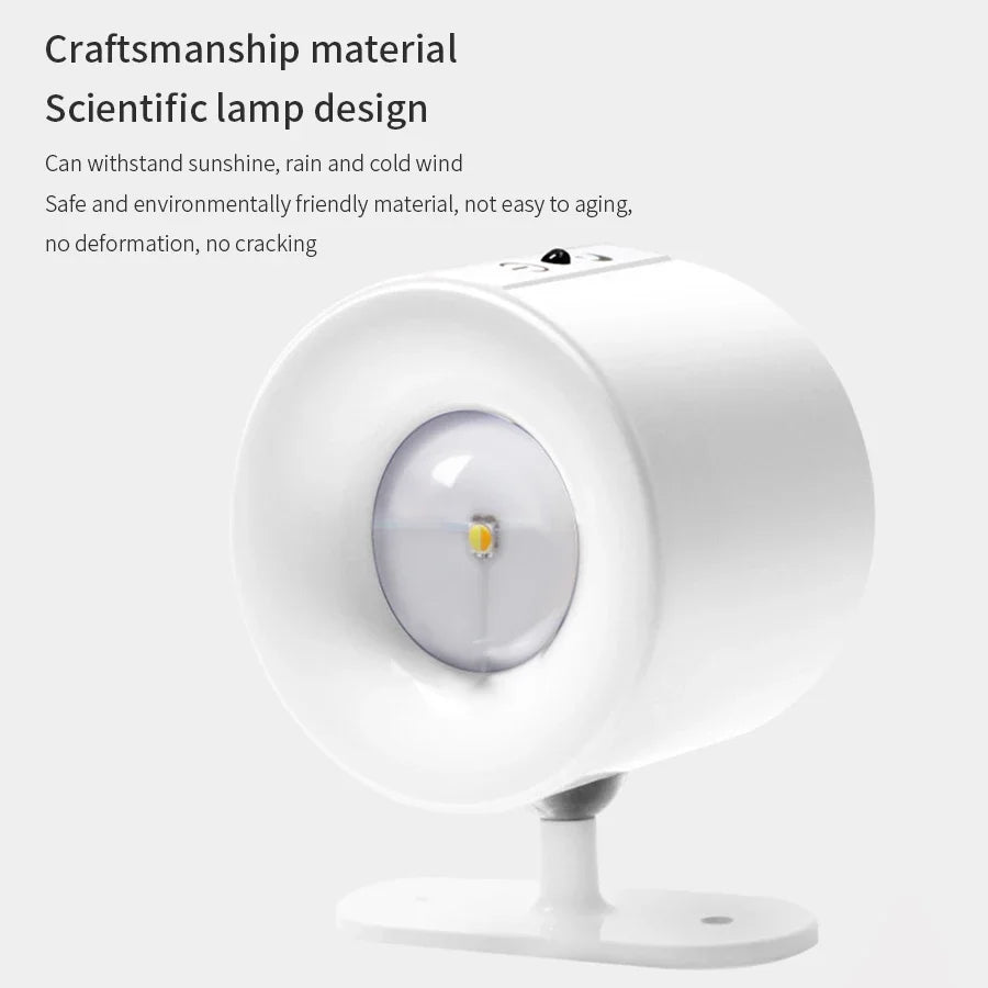 Moktan Sabai Wireless LED Wall Sconce Light 360° Rotatable Touch Control 3 Color Bedroom Lamp