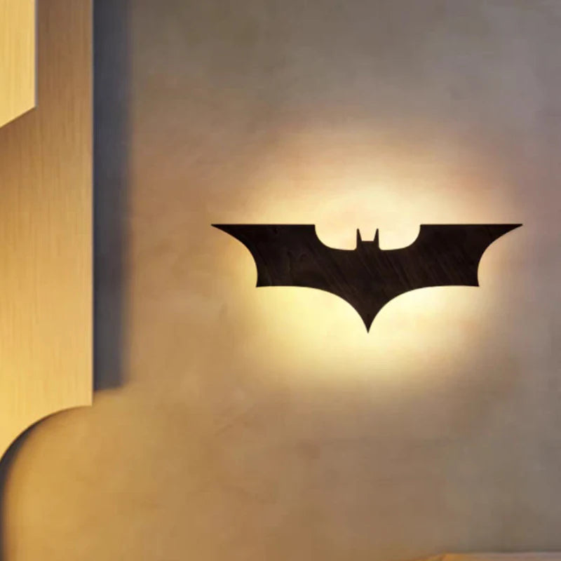 Moktan Sabai Modern Wooden Wall Lamp Remote 16-Color LED Decorative Night Light 2M Cable 0-5W