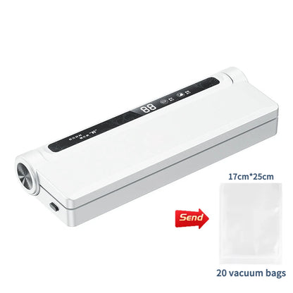 Automatic Vacuum Sealer Machine Strong Suction Food Saver No-Bag Selection Needed