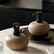 Moktan Sabai Ceramic Soap Dispenser | Nordic 300ml Pump Bottle