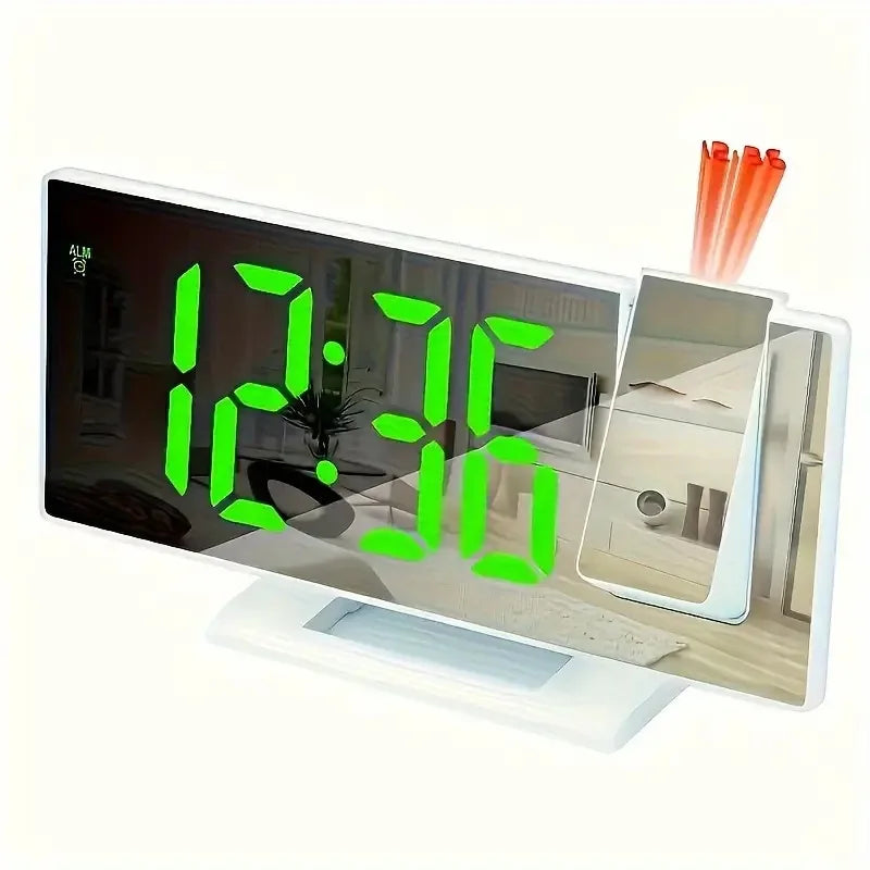 Moktan Sabai Projection Alarm Clock Large Digital Screen Multifunction Luminous Ceiling Clock