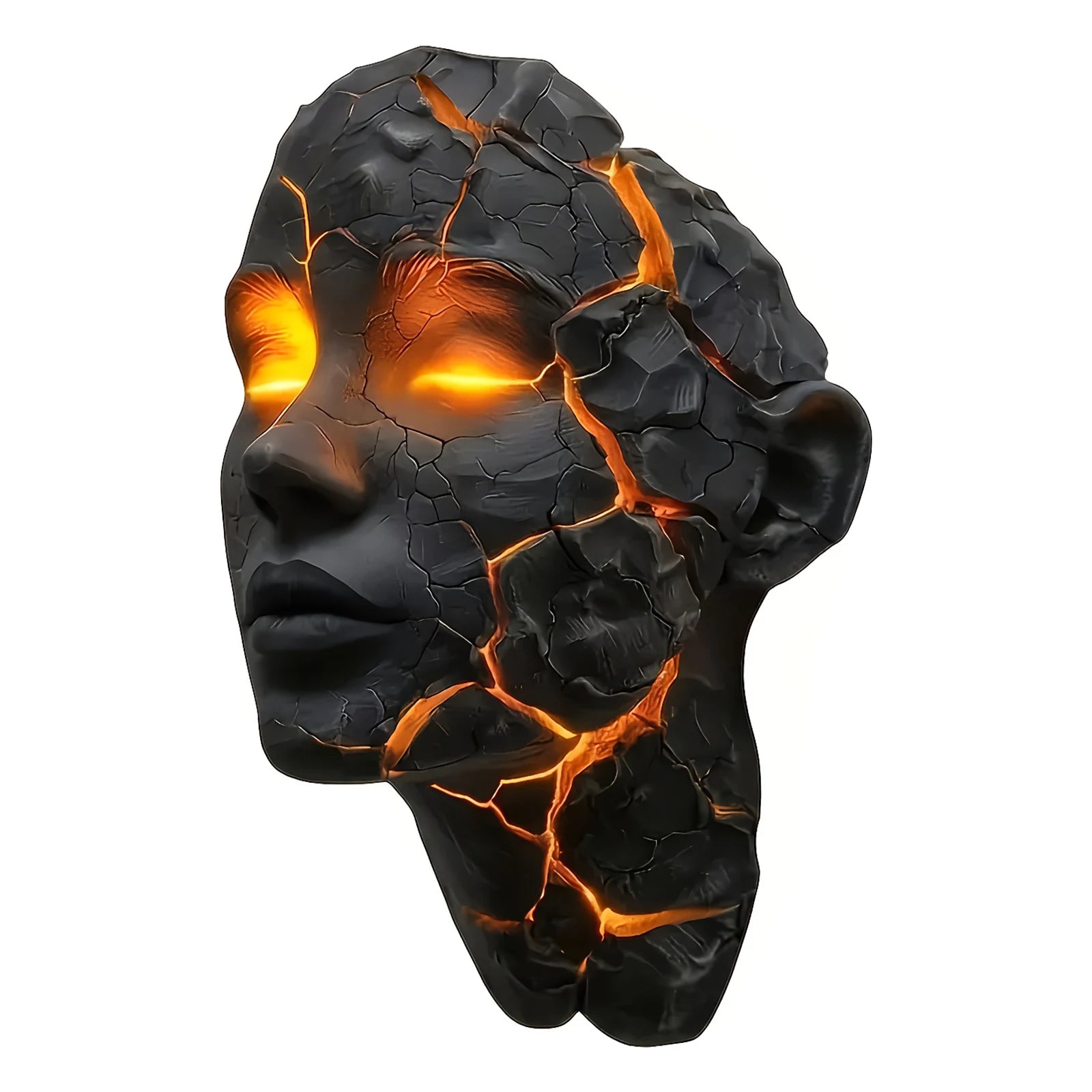Moktan Sabai Halloween LED Broken Soul Wall Lamp Night Light Bathroom Reading Studying Hallway Pink United States