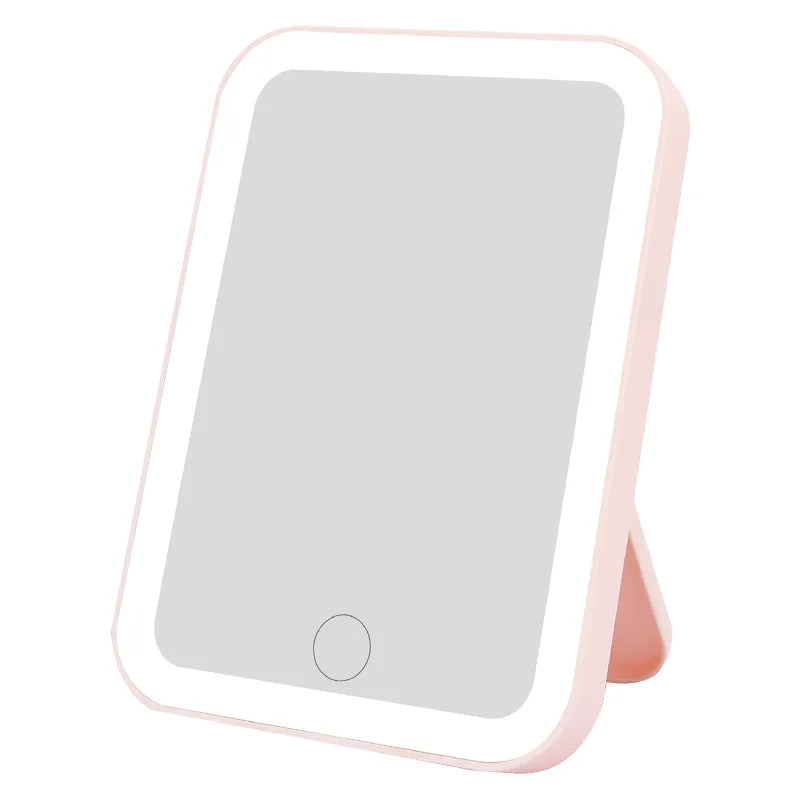 Moktan Sabai LED Vanity Makeup Mirror Touch Screen USB Rechargeable 3 Colors Dimmable Portable