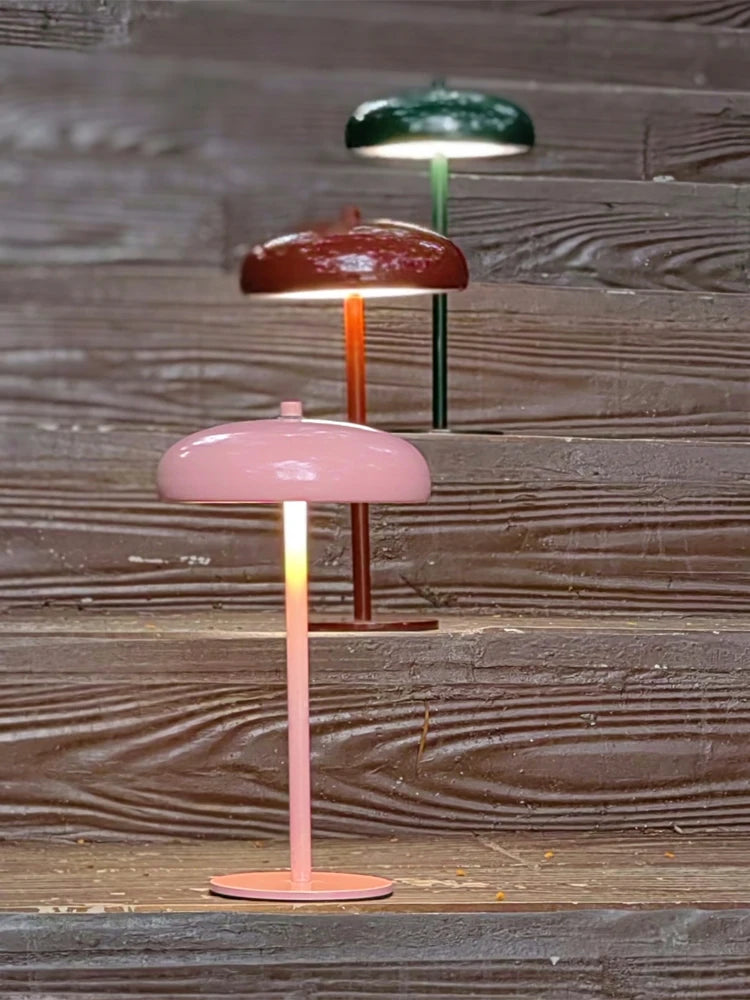 Nordic Touch LED Table Lamp Rechargeable Bedside Night Light Desk Decor