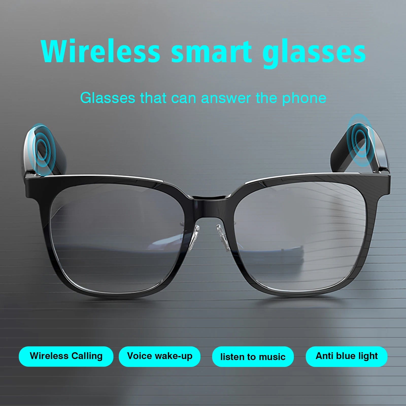 Moktan Sabai Wireless Smart Glasses with Bluetooth Music & Calling for Android iOS Tech