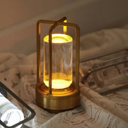 Moktan Sabai LED Crystal Table Lamp Touch Dimmable Rechargeable Bedside Night Light Decor