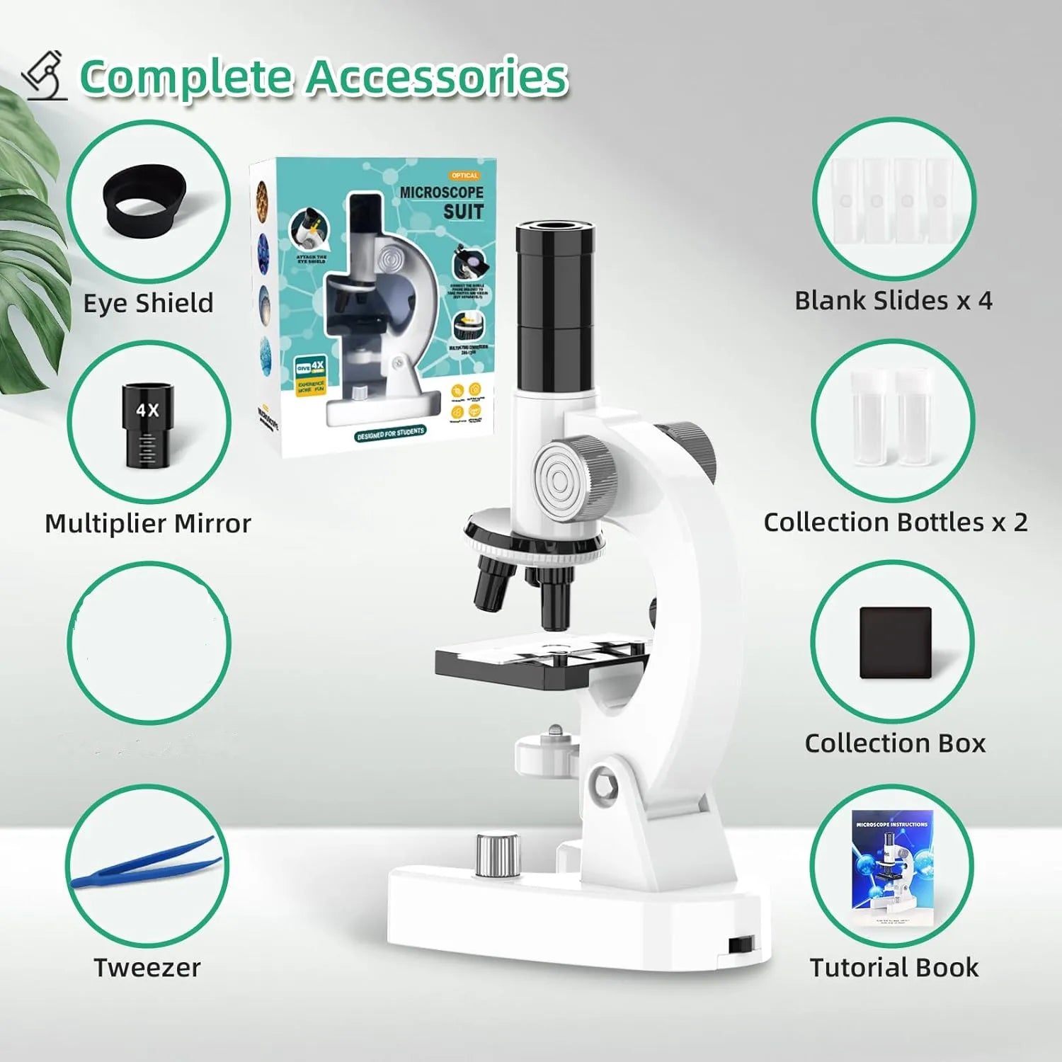 Moktan Sabai 4800X Digital Microscope for Kids Elementary Science Biology Learning