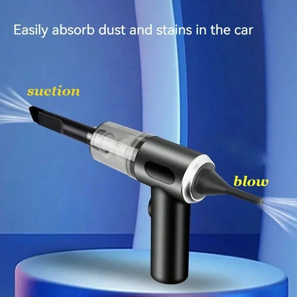 Moktan Sabai Wireless 120W High Power Vacuum Cleaner Dual Use Home Car Handheld Portable Black