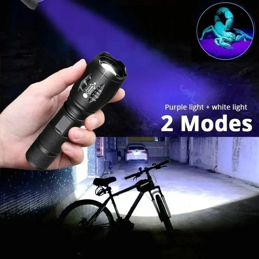Moktan Sabai 2 in 1 UV Flashlight 395nm Type C Rechargeable Blacklight Pet Stain Detection