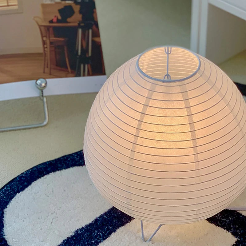 Moktan Sabai Nordic LED Table Lamp Wabi Sabi Bedside Desk Light for Bedroom Living Room