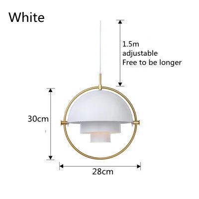 Moktan Sabai Modern Nordic Pendant Light E27 Hanging Lamp for Bedroom Dining Room Bedside