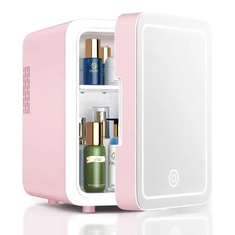 Moktan Sabai 4L Mini Beauty Fridge for Cosmetics Skincare Portable with Built-in LED Light