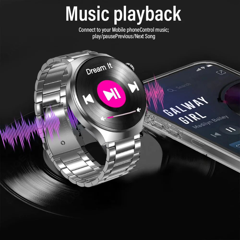 Men's Smart Watch Bluetooth Calling Fitness Tracker HD Display Sports Watch