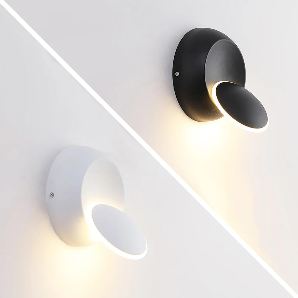 Moktan Sabai Rotatable LED Wall Light – Modern Aluminum Indoor Lamp for Bedroom & Living Room 5W