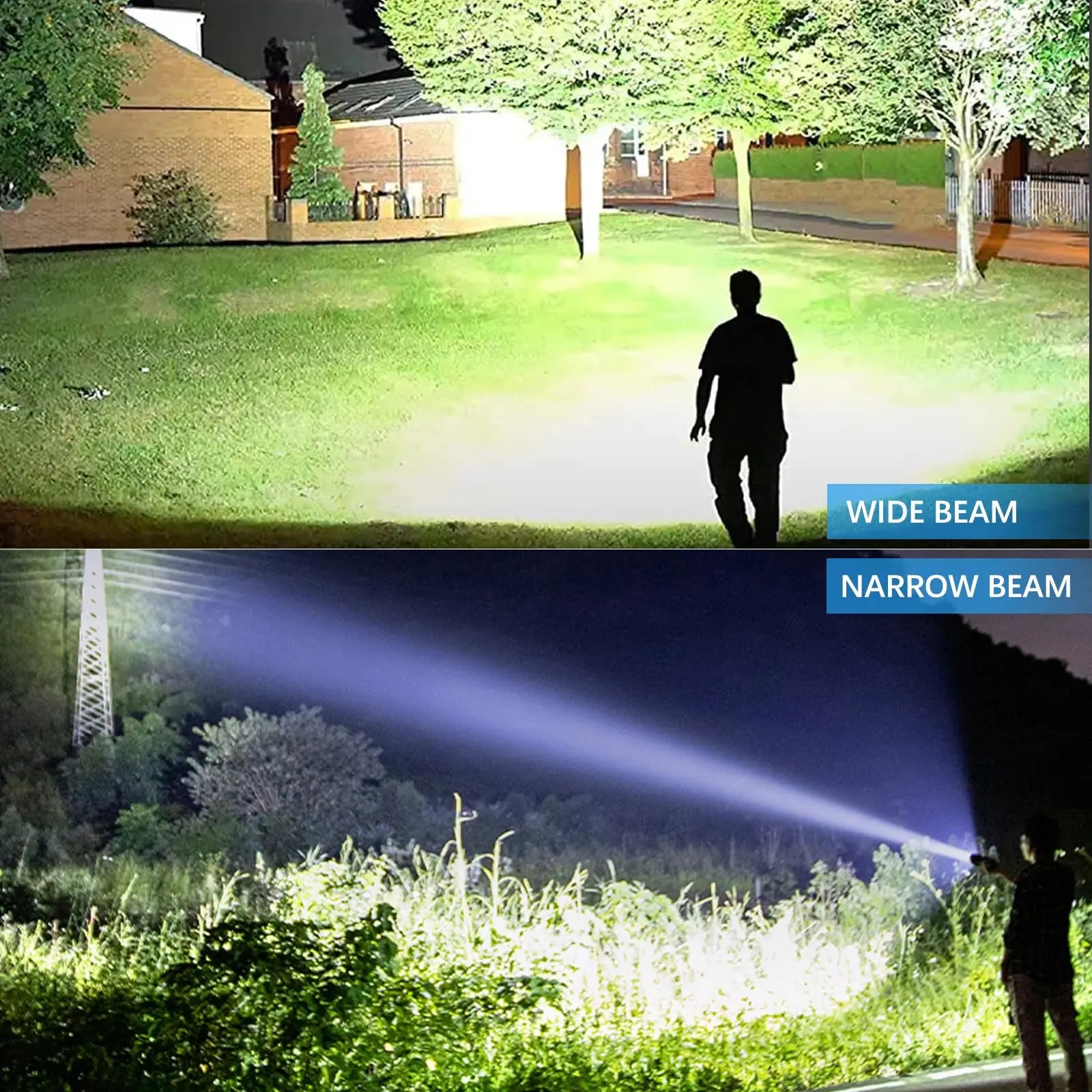 Moktan Sabai Rechargeable High Lumen LED Flashlight Waterproof 5 Modes Bright Torch