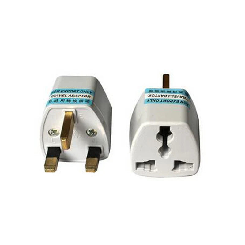 Moktan Sabai Universal Travel Plug Adapter EU US AU to UK 3 Pin AC Power Converter
