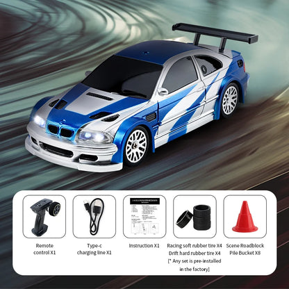 Moktan Sabai Mini RC Drift Car 1:43 Scale 4WD Remote Control Racing Vehicle Toy
