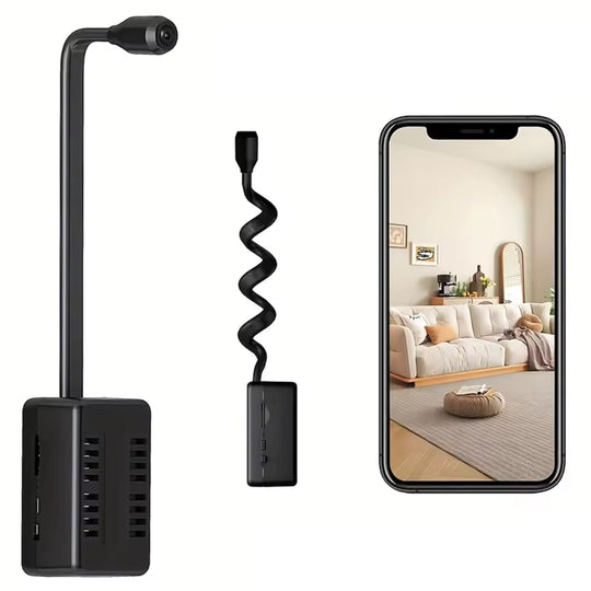 Moktan Sabai Mini WiFi 1080P Security Camera Adjustable Lens Remote Monitoring Home IP Cam camera 128GB SD Card