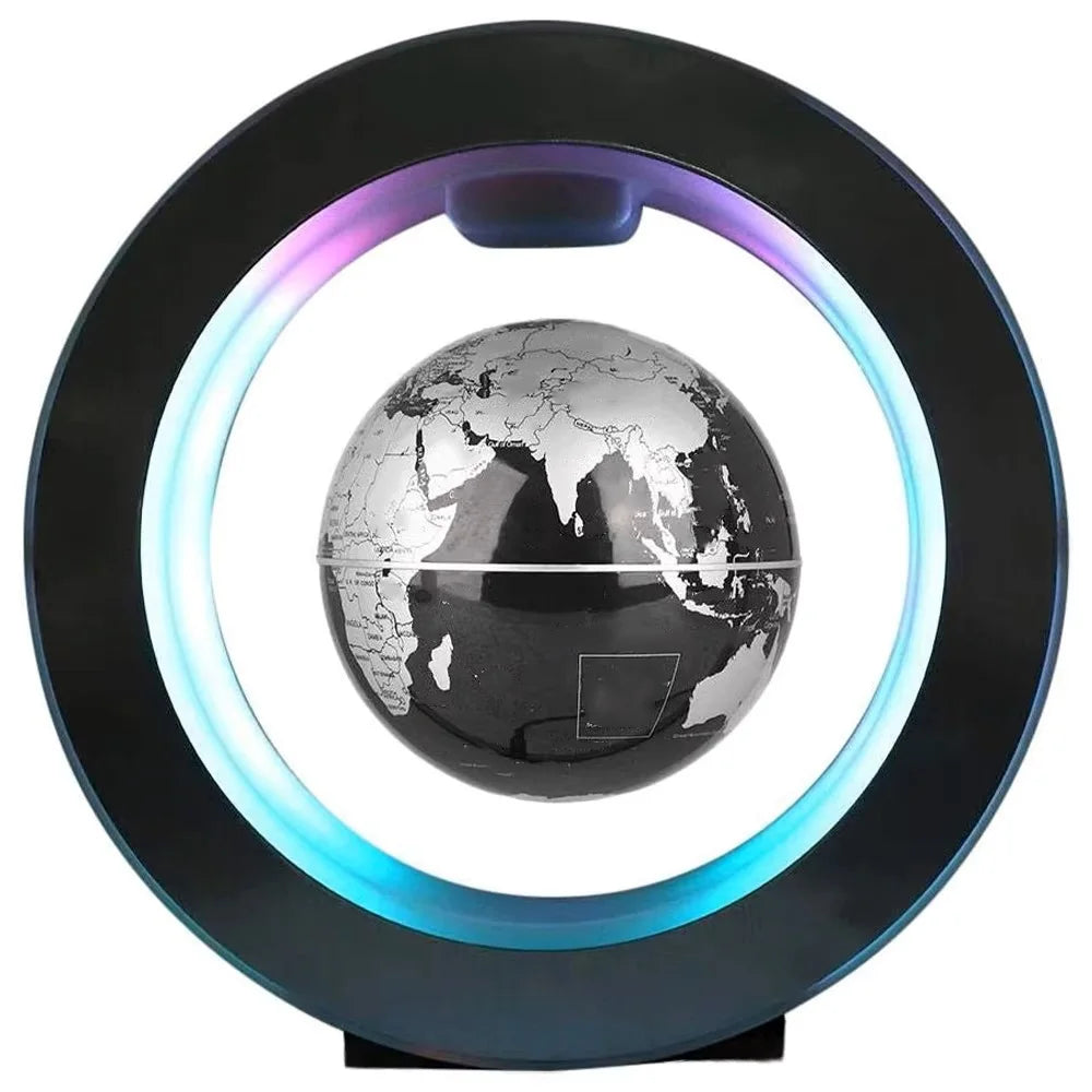 Moktan Sabai Floating Levitating Globe Lamp LED Magnetic Rotating World Map Bedside Desk Light