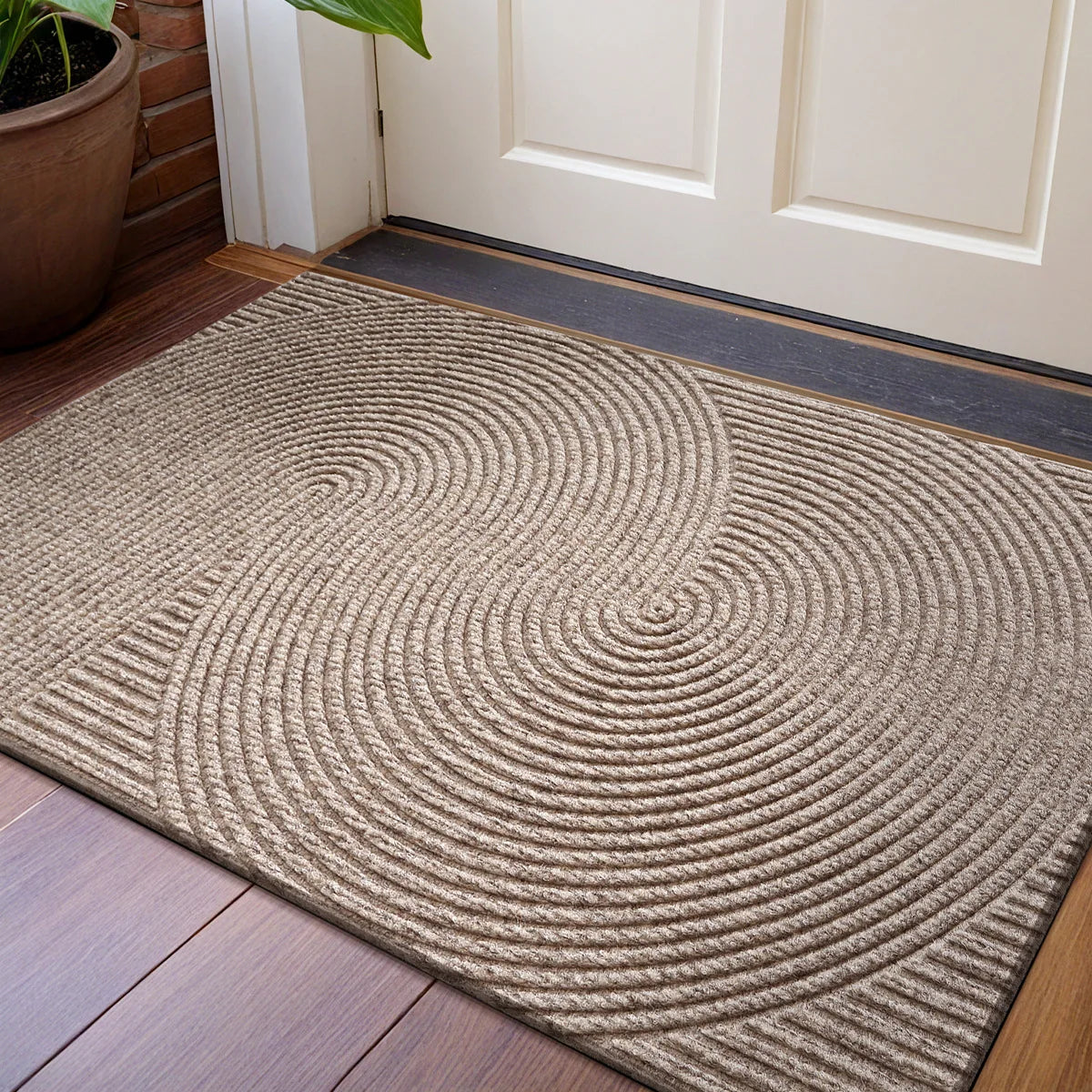 Moktan Sabai 3D Groove Non-Slip Doormat