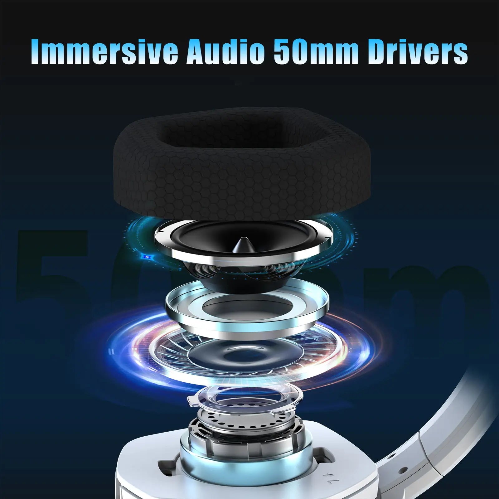 Moktan Sabai Dual Wireless Gaming Headset with Mic ANC for PS5 PC Mobile Switch