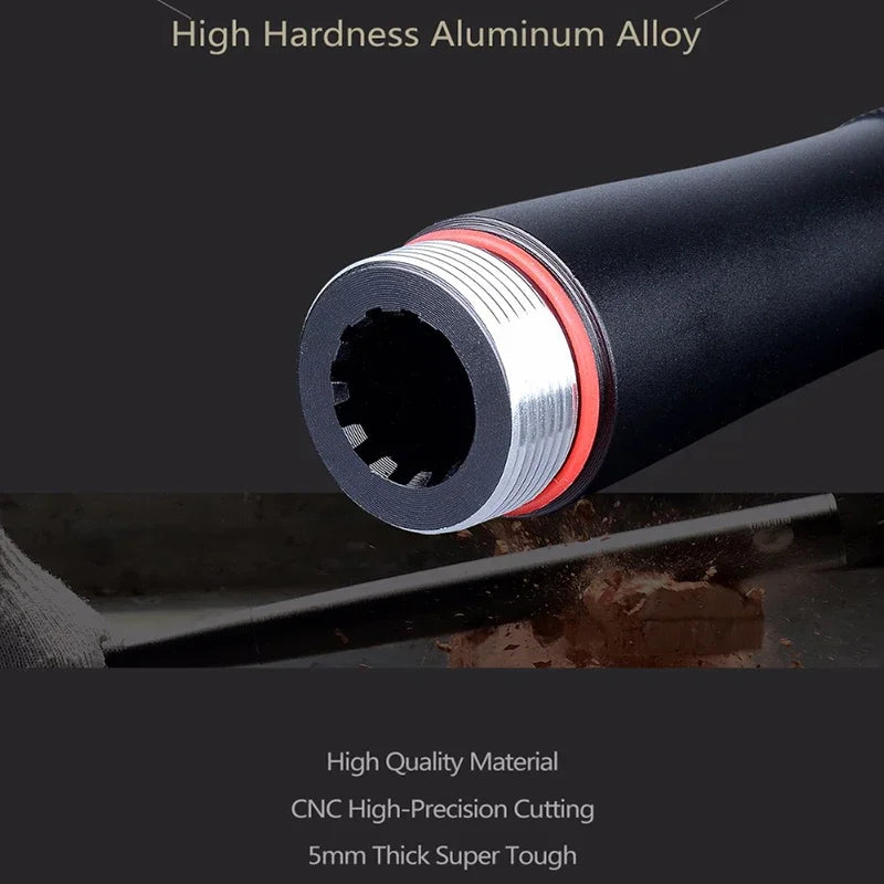 Moktan Sabai Aluminum Alloy Waterproof LED Flashlight with Bat-Style Handle – Super Bright Light