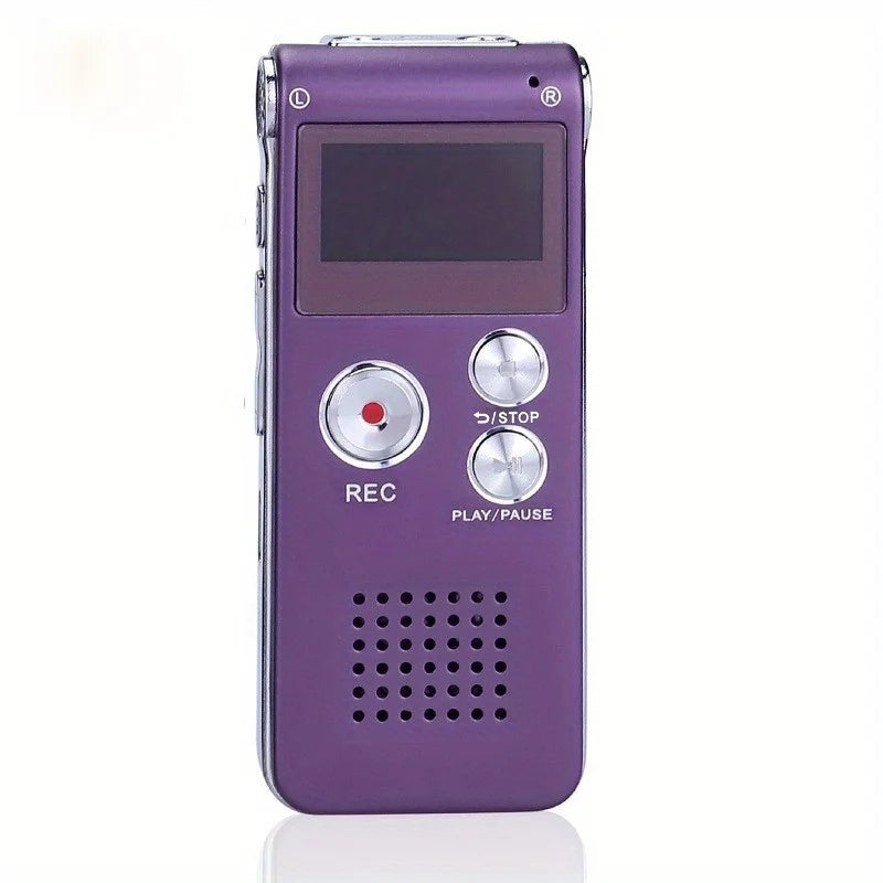 Moktan Sabai Voice Activated Digital Recorder Portable Lecture Audio Recorder N28 Purple 32 GB