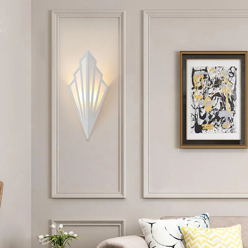 Moktan Sabai Nordic LED Iron Wall Lamp Modern Bedside Wall Light Living Room Bedroom Decor