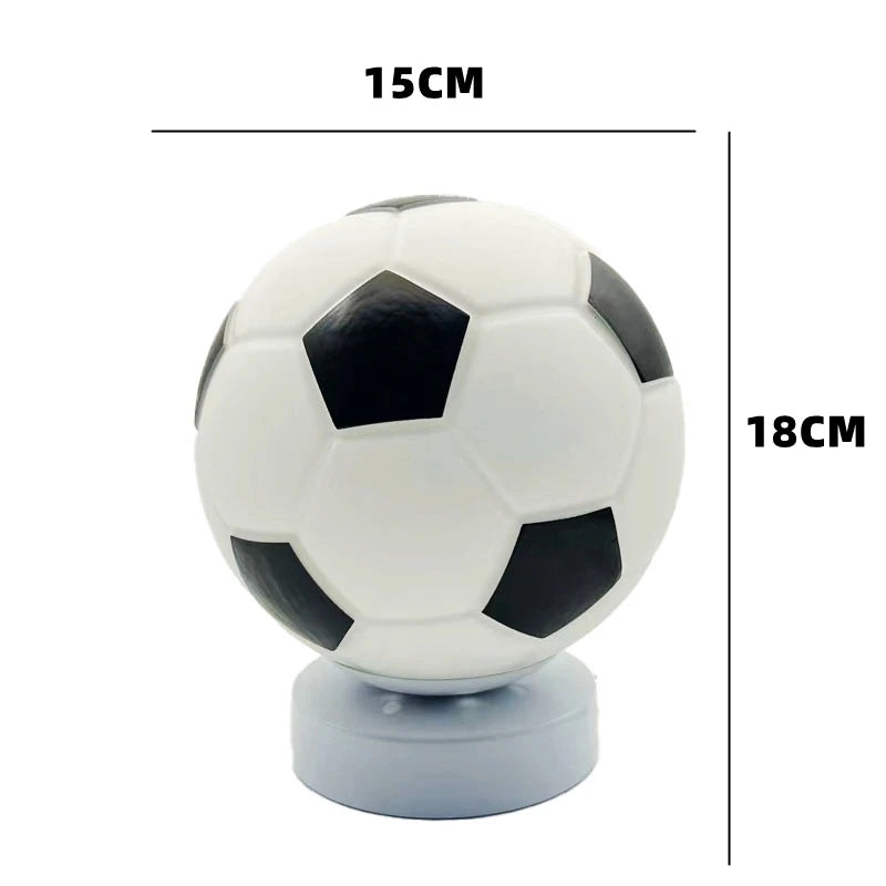 Moktan Sabai Football Table Lamp LED Desk Light Sports Bedroom Nightstand Home Decor