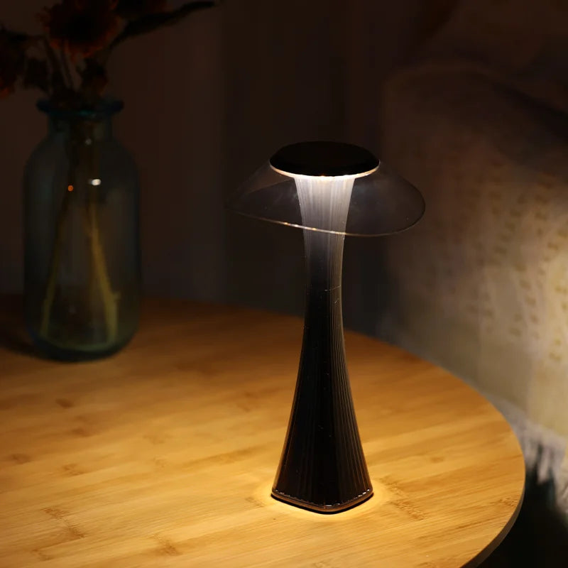 Touch Dimmable Wireless Table Lamp USB Rechargeable Bedside Ambient Light