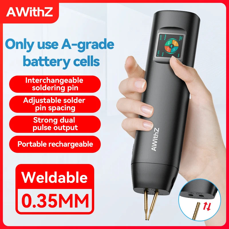 Moktan Sabai AWithZ Portable Handheld Spot Welder DIY 90 Gears Adjustable for 18650 Battery