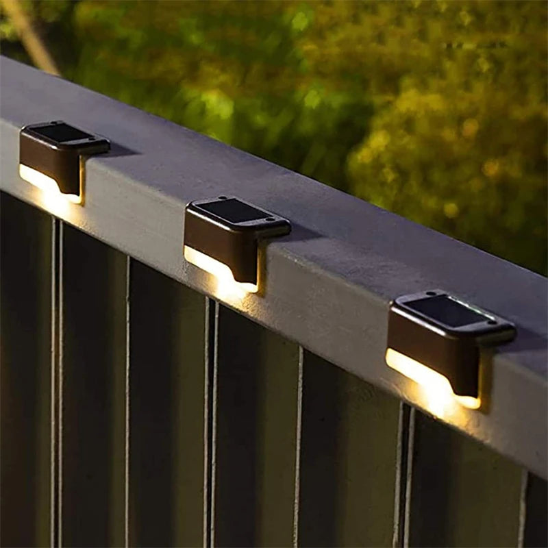 Moktan Sabai Outdoor Solar Deck Lights – Waterproof LED Fence & Step Lamps for Yard & Pathway