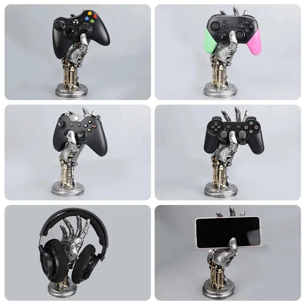 Moktan Sabai Cyberpunk Controller Stand Resin Holder for PS5 PS4 Xbox Switch Gamepad Display