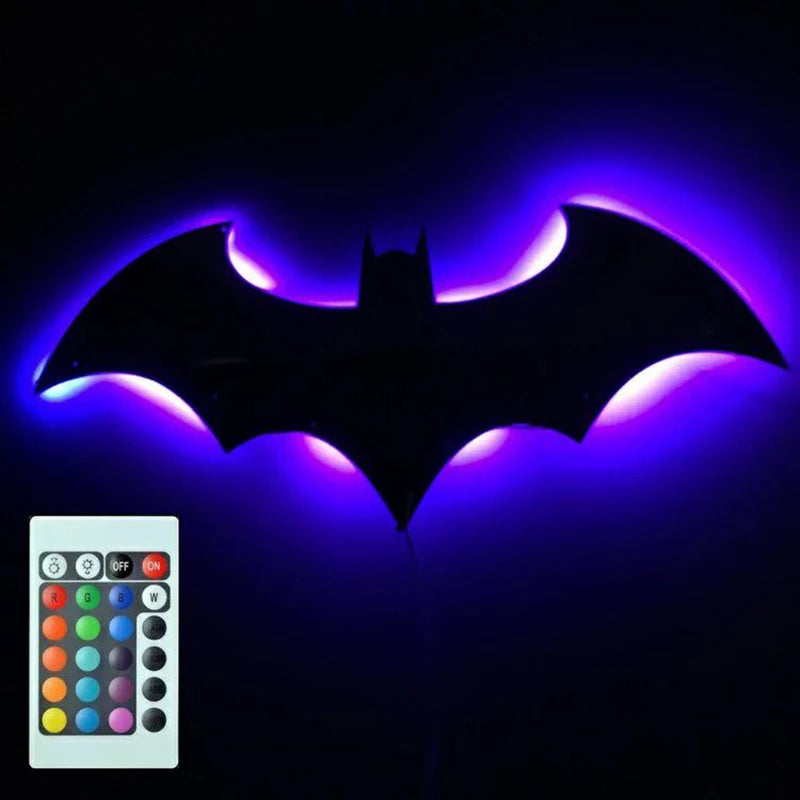 Moktan Sabai ZK50 Color Changing LED Night Light Bat Wing Wall Lamp Remote Bedside Ambient Light A40cm