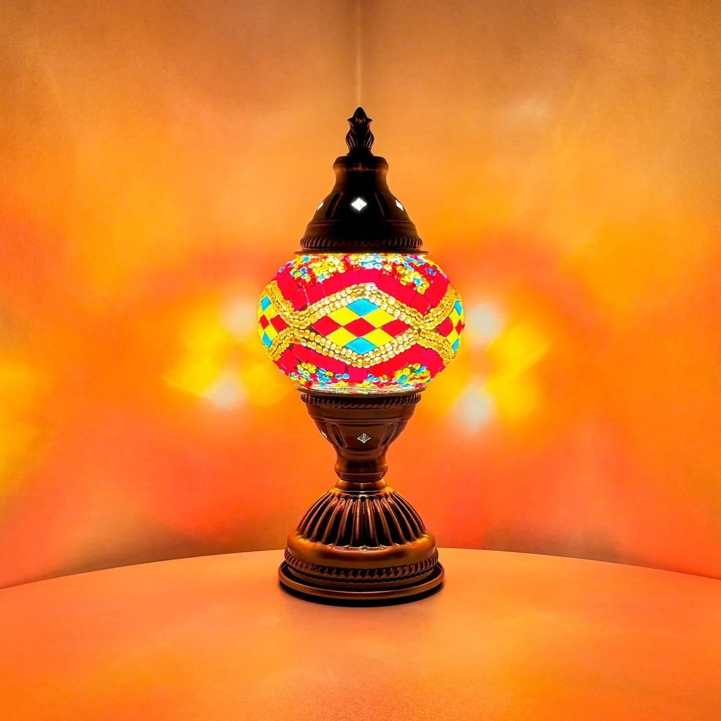 DIY Mosaic Table Lamp Kit Handmade Craft Night Light Parent Child Activity