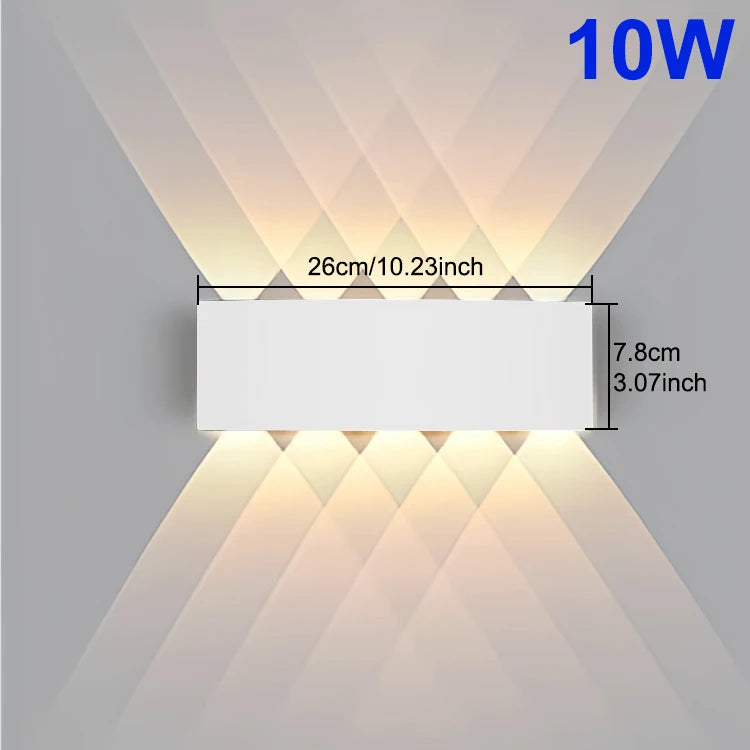 Moktan Sabai LED Outdoor Waterproof Wall Light – Porch Yard Walkway Lamp for Indoor & Garden I