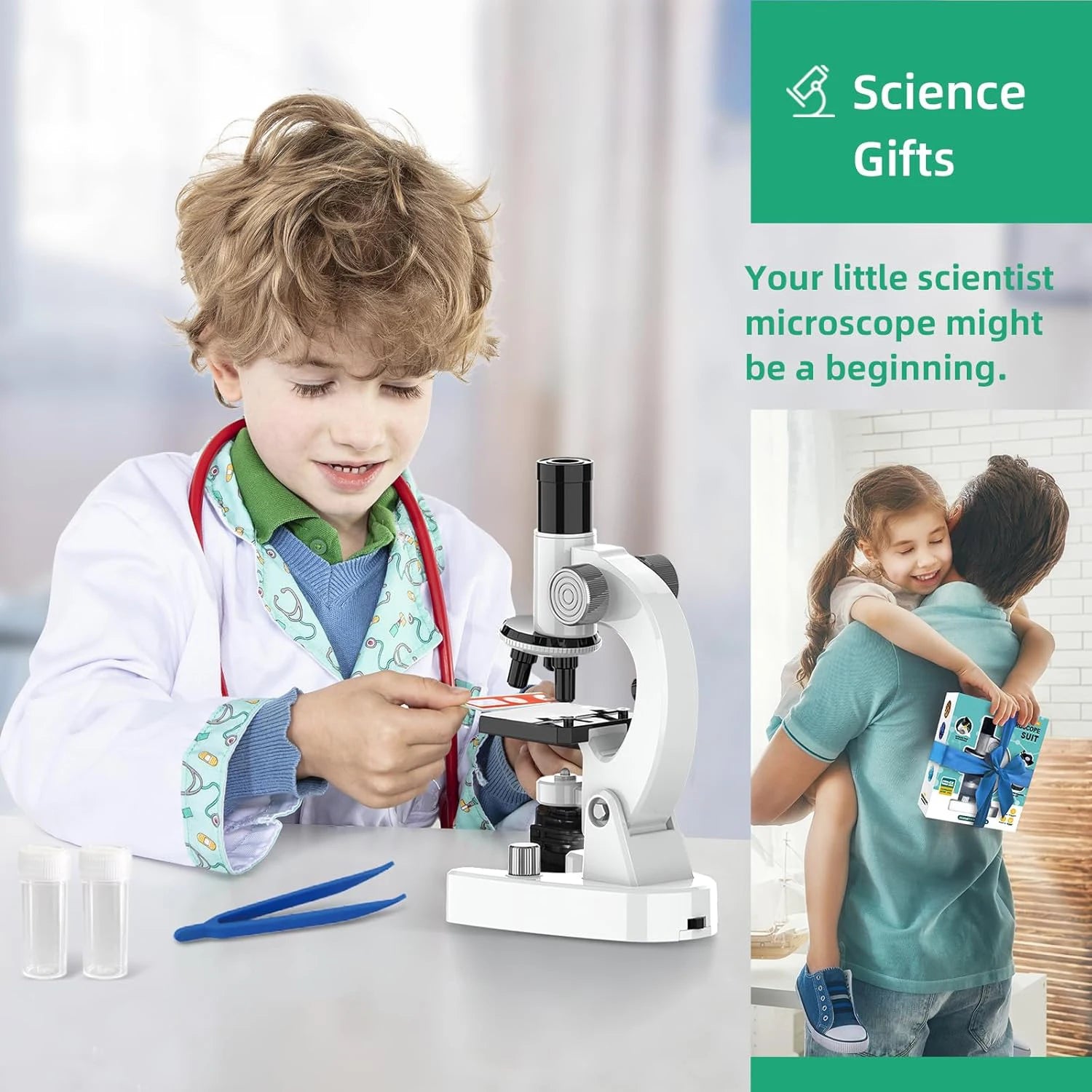 Moktan Sabai 4800X Digital Microscope for Kids Elementary Science Biology Learning