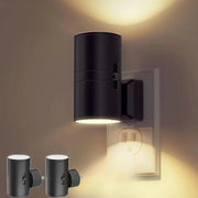 Moktan Sabai Plug In Dimmable LED Night Light Auto Sensor Bedside Bathroom Hallway Lamp 2Pcs-Warm