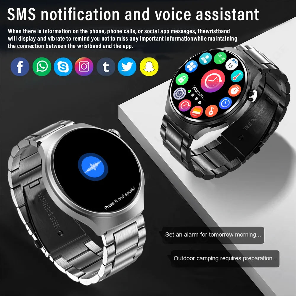 Men's Smart Watch Bluetooth Calling Fitness Tracker HD Display Sports Watch