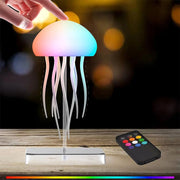 Moktan Sabai LED Jellyfish Lamp 9 Tentacles Color Changing Remote Night Light Ultra Battery Base Style