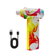 Moktan Sabai 800,000RPM Turbo Air Blower – Brushless High-Speed USB Rechargeable Dust Fan F16-Colorful