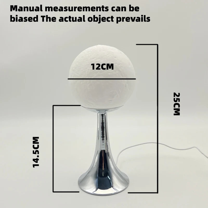 Moktan Sabai Glass Round Table Lamp Home Bedroom Desk Night Light Atmosphere Bedside Lamp