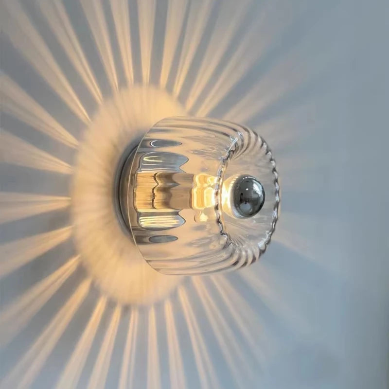 Moktan Sabai Nordic Bauhaus Glass Ceiling Light Retro LED Wall Lamp for Living Room Hallway