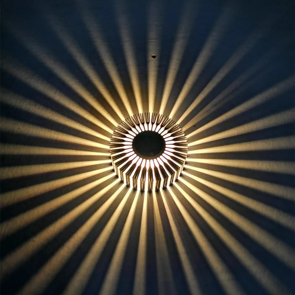 Moktan Sabai Sunflower LED Wall Lamp RGB Projection Corridor Indoor Creative Light 3W Warm White