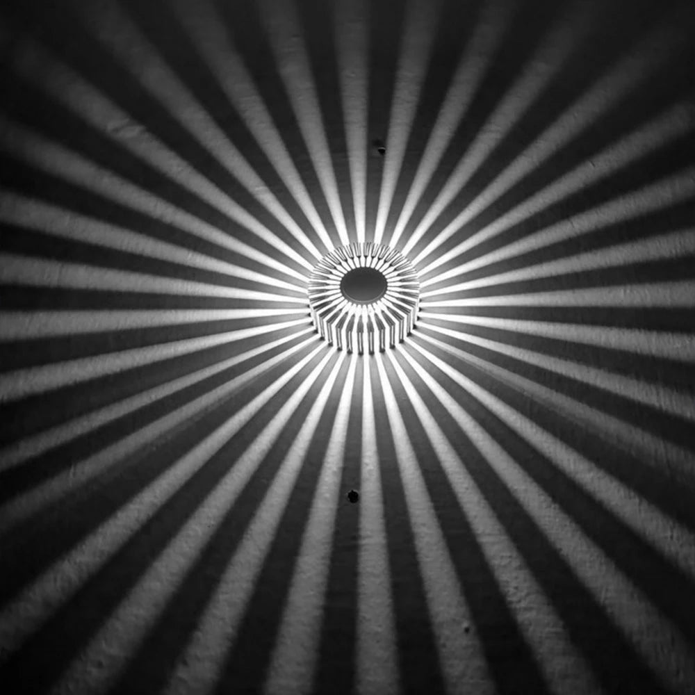Moktan Sabai Sunflower LED Wall Lamp RGB Projection Corridor Indoor Creative Light 3W White