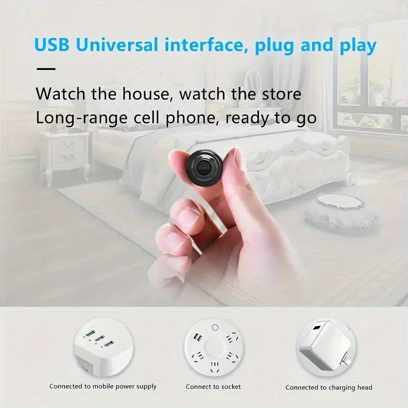 Moktan Sabai 1080P HD Mini WiFi Security Camera Indoor Baby Monitor Night Vision IP Cam