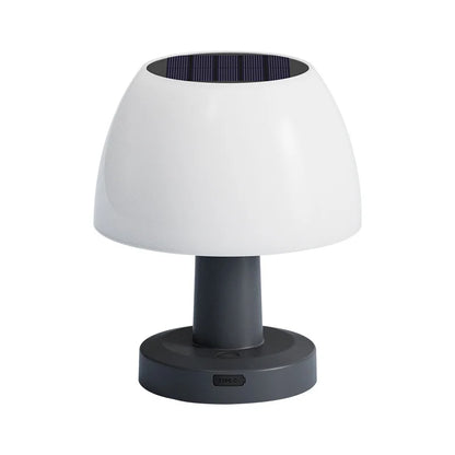 Solar LED Table Lamp Outdoor Rechargeable Cordless Desk Light for Home Décor
