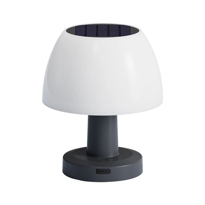 Moktan Sabai Solar LED Table Lamp Outdoor Rechargeable Cordless Desk Light for Home Décor HS-1902
