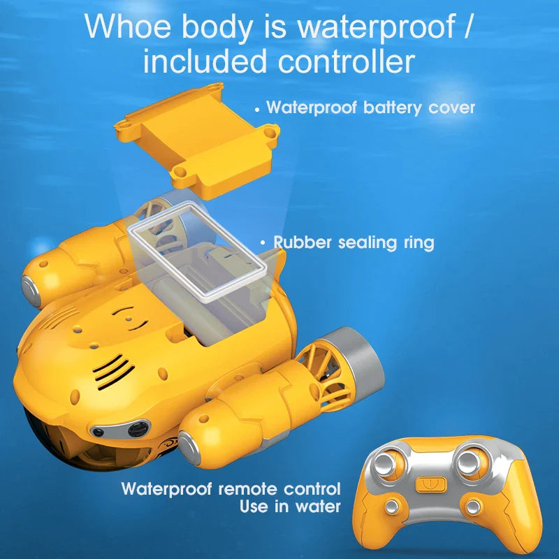 Moktan Sabai Waterproof RC Boat Toy for Kids Dual Propeller Remote Control Boat